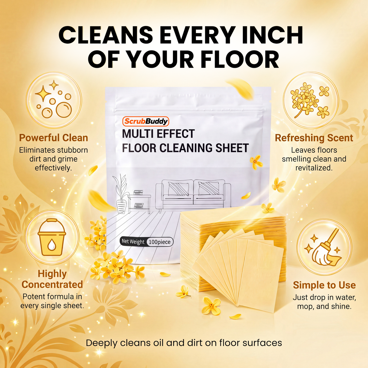 Floor & Grout Cleaning Sheets