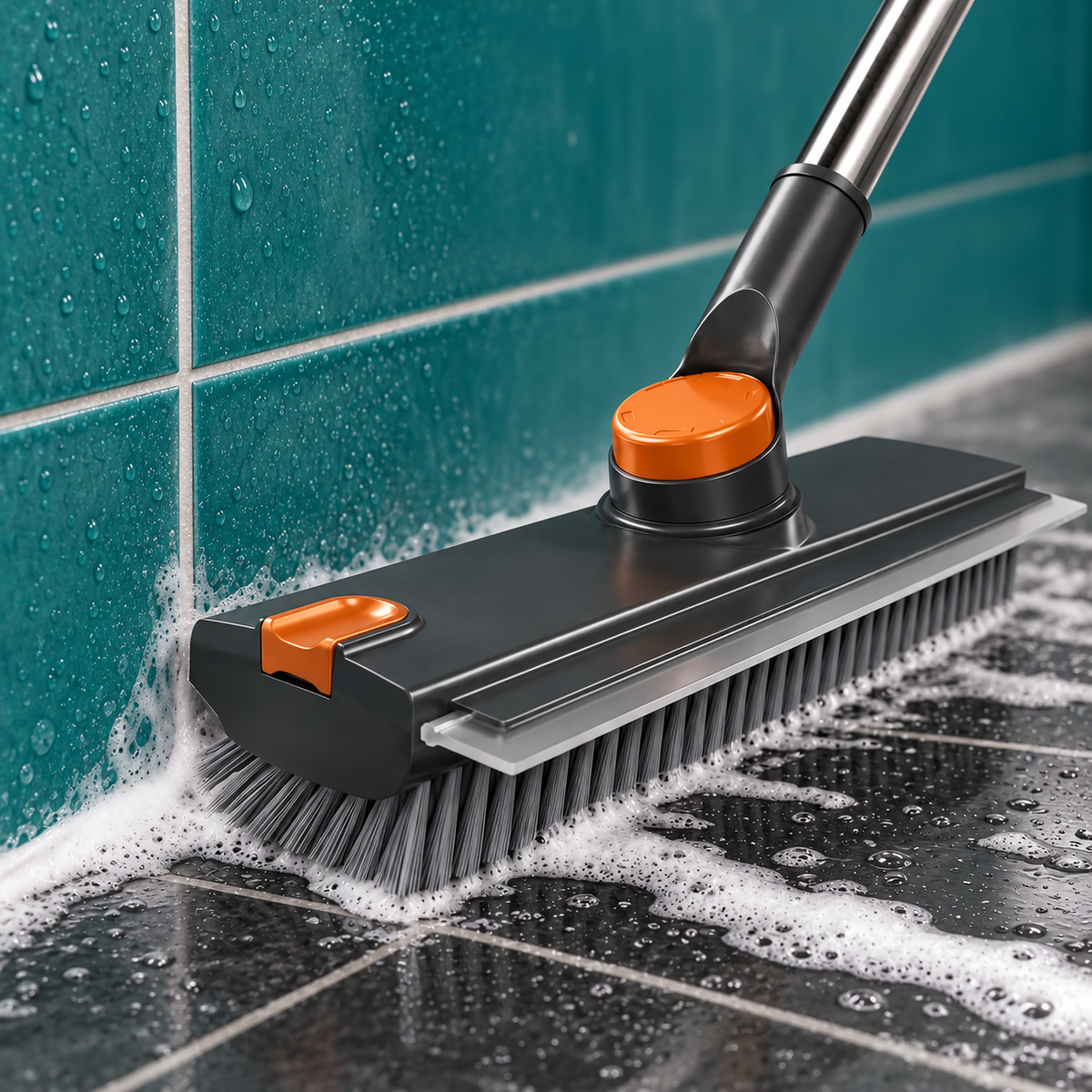 ScrubMate - Powerful 3-in-1 Floor Scrub Brush