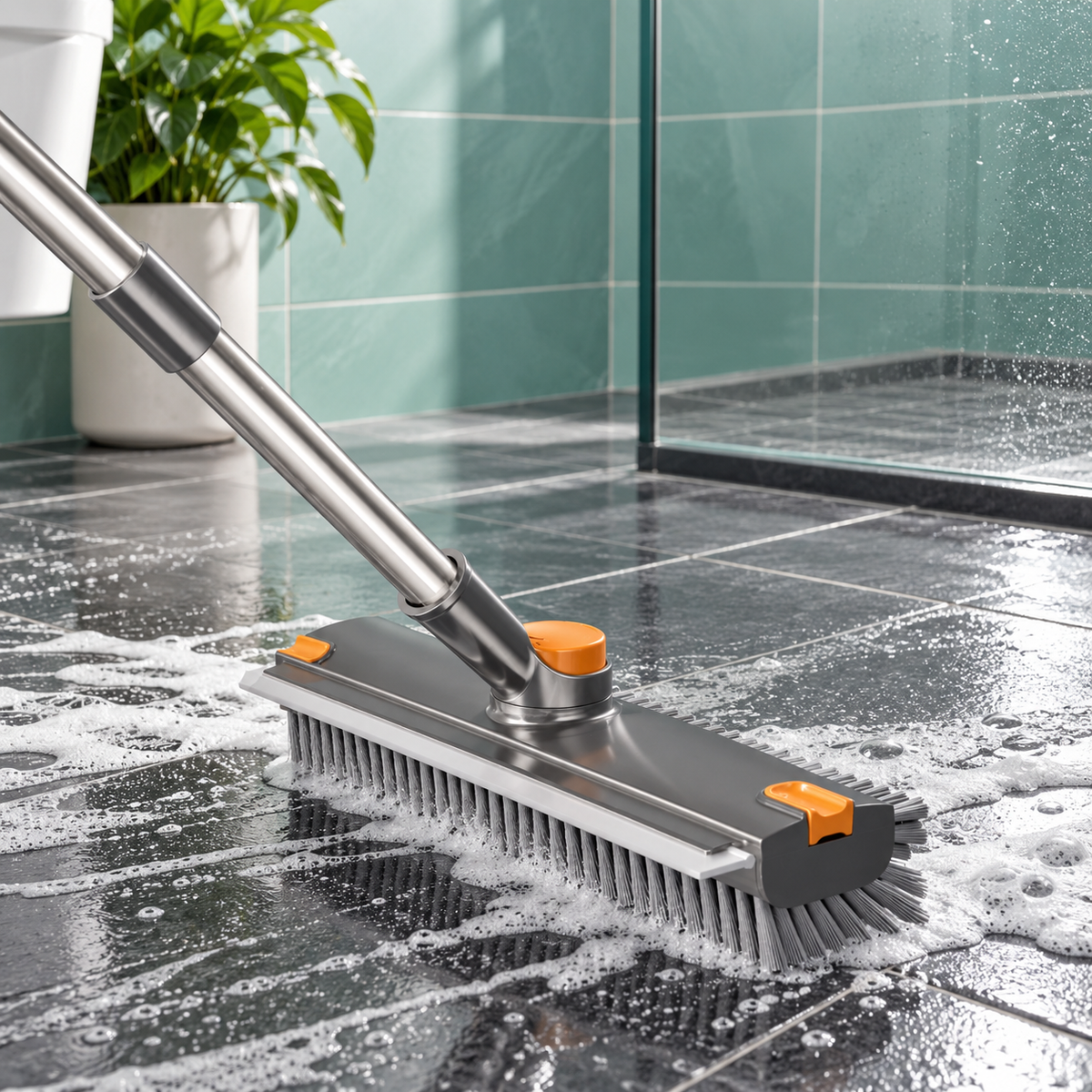 ScrubMate - Powerful 3-in-1 Floor Scrub Brush